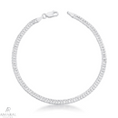 Pulseira Grumet Duplo 6mm em Prata 925