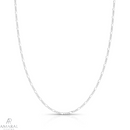 Corrente Fígaro 2mm em Prata 925