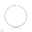 Pulseira Grumet Duplo 2mm em Prata 925