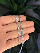 Corrente Grumet 4mm em Prata 925