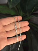 Corrente Fígaro 2mm em Prata 925