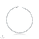 Pulseira Grumet Duplo 3mm em Prata 925