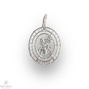 Pingente São Jorge Vazado M em Prata 925