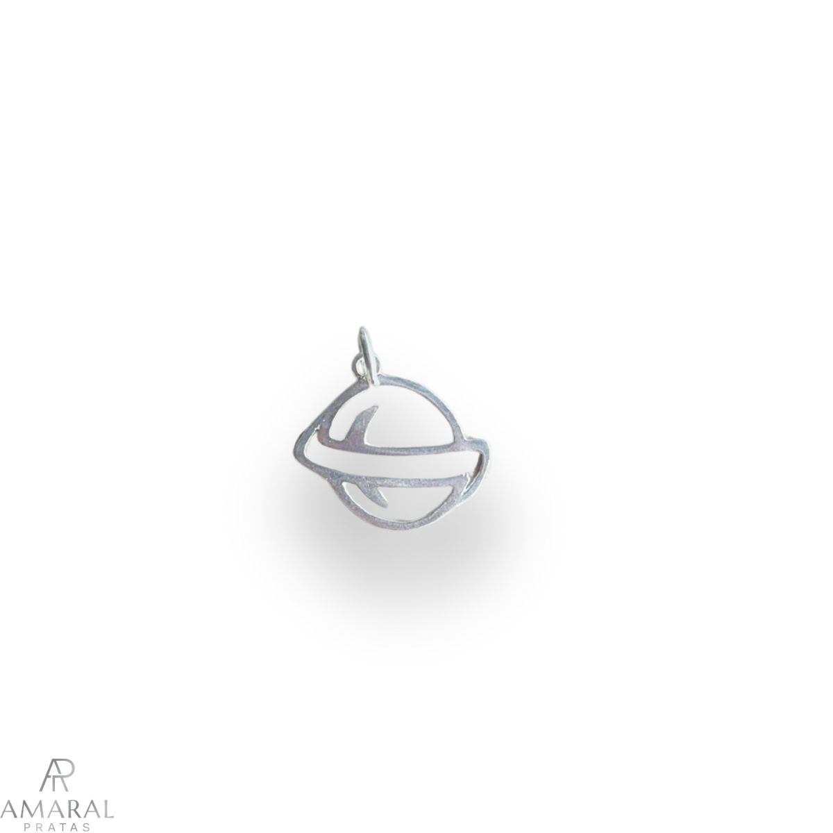 Pingente Globo em Prata 925