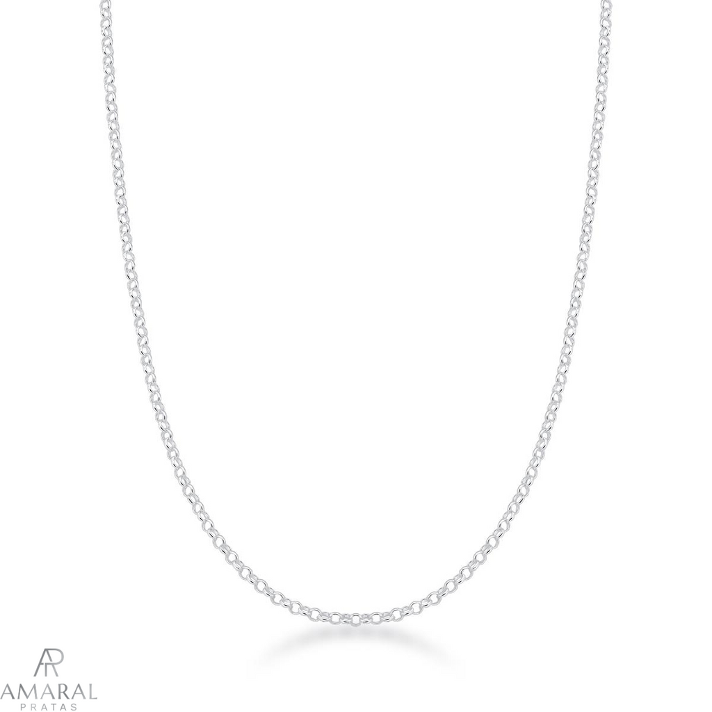 Corrente Cadeado 2mm em Prata 925