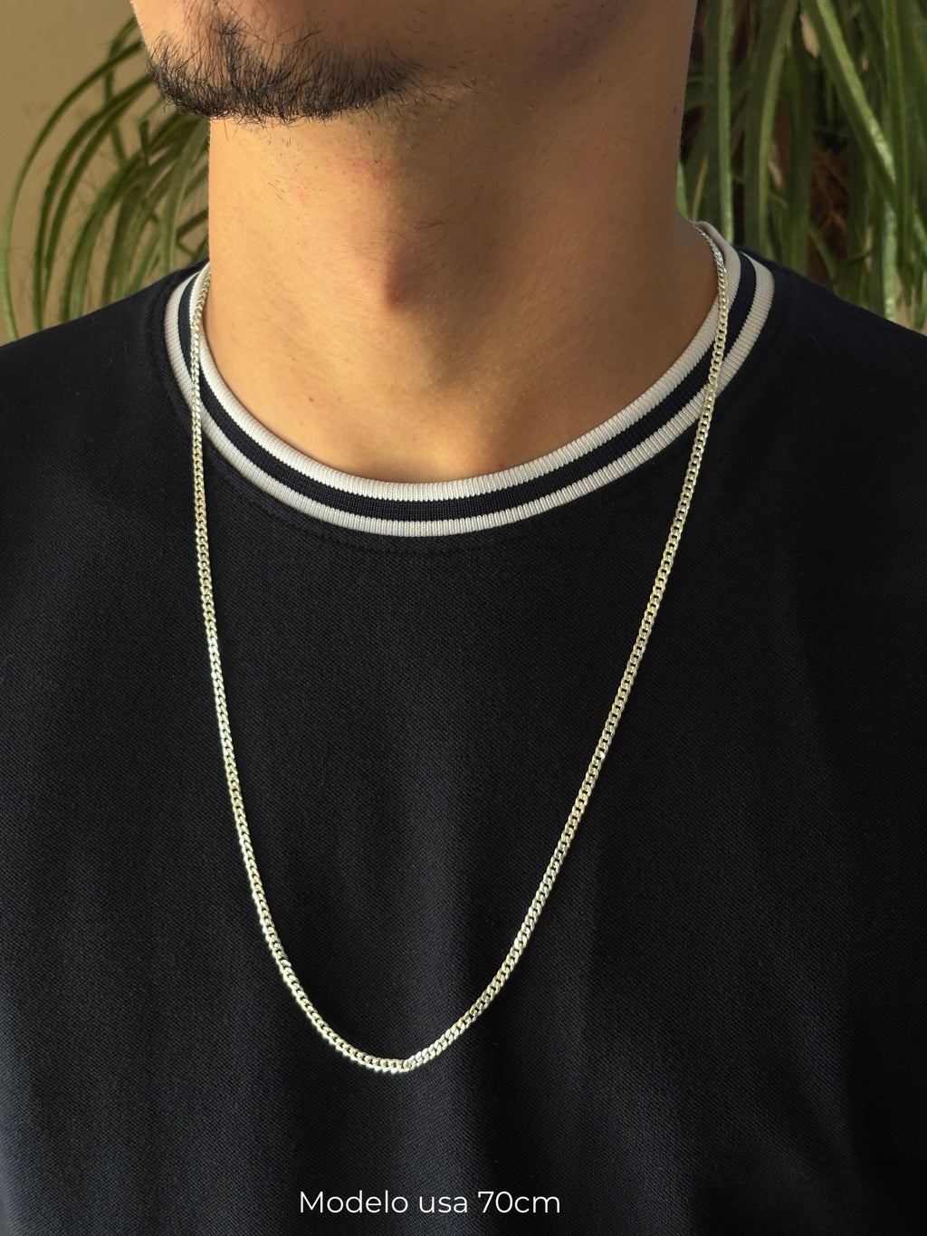 Corrente Grumet 3mm em Prata 925