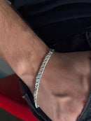 Pulseira Grumet Duplo 6mm em Prata 925