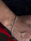 Pulseira Piastrine 3mm em Prata 925