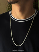 Corrente Grumet 4mm em Prata 925