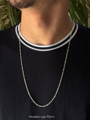 Corrente Fígaro 2mm em Prata 925