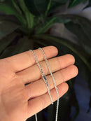 Corrente Cadeado 2mm em Prata 925