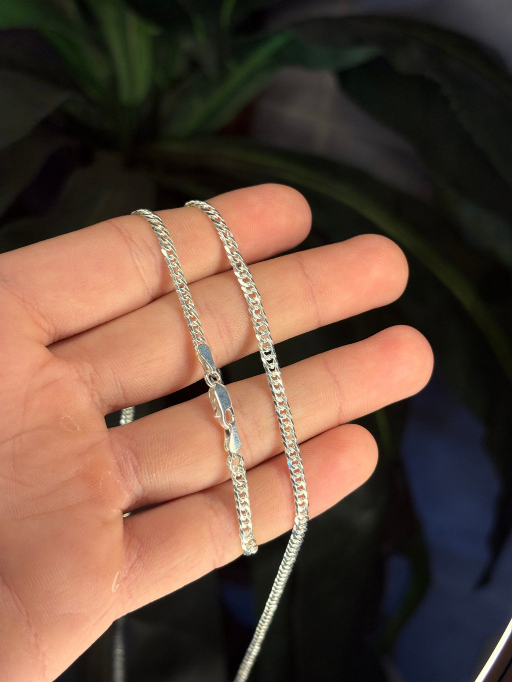 Corrente Grumet Duplo 3mm em Prata 925