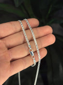 Corrente Esteira 2F em Prata 925