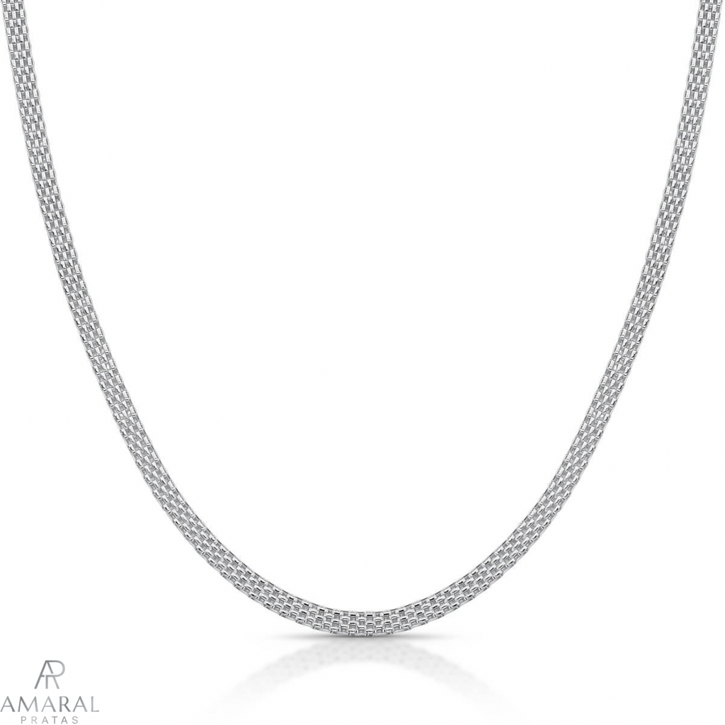 Corrente Esteira 3F em Prata 925