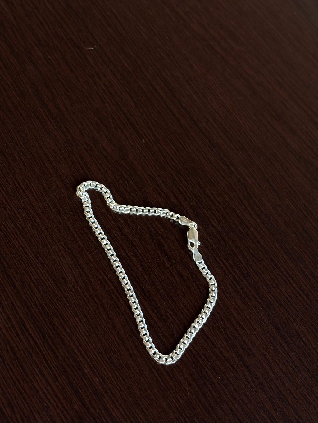 Pulseira Grumet 3mm em Prata 925