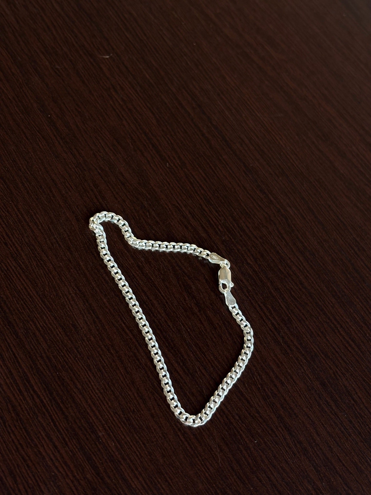 Pulseira Grumet 3mm em Prata 925