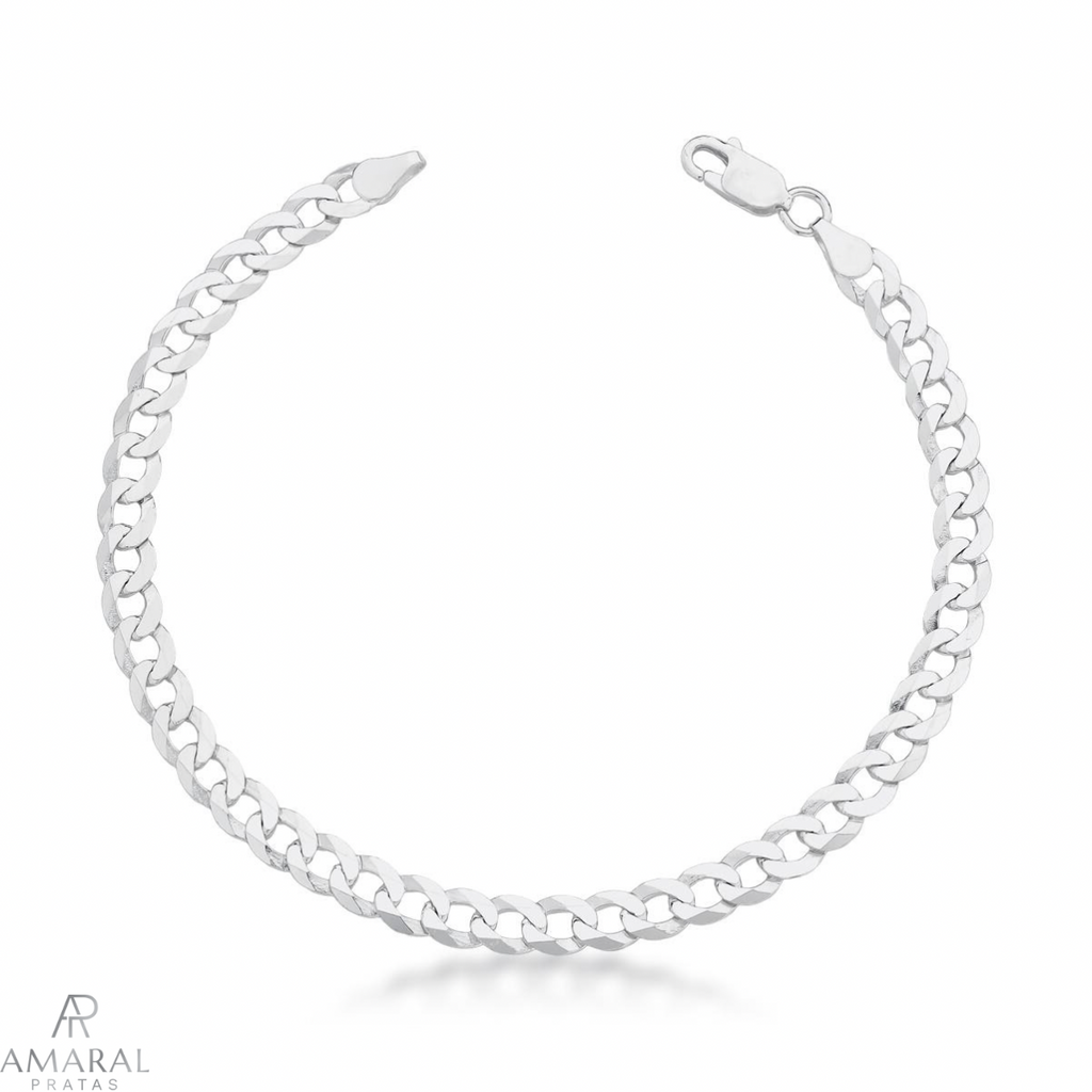 Pulseira Grumet 6mm em Prata 925