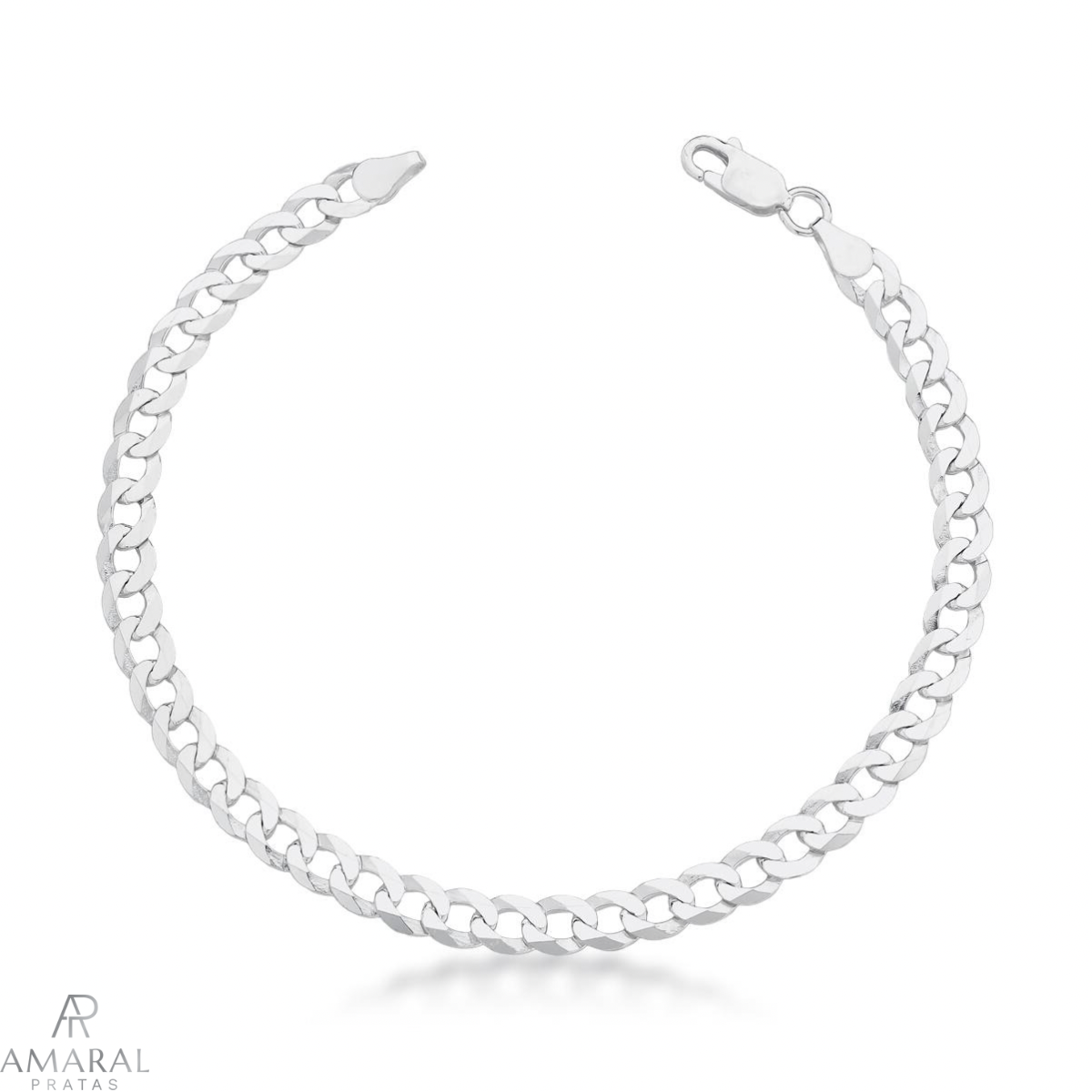 Pulseira Grumet 6mm em Prata 925