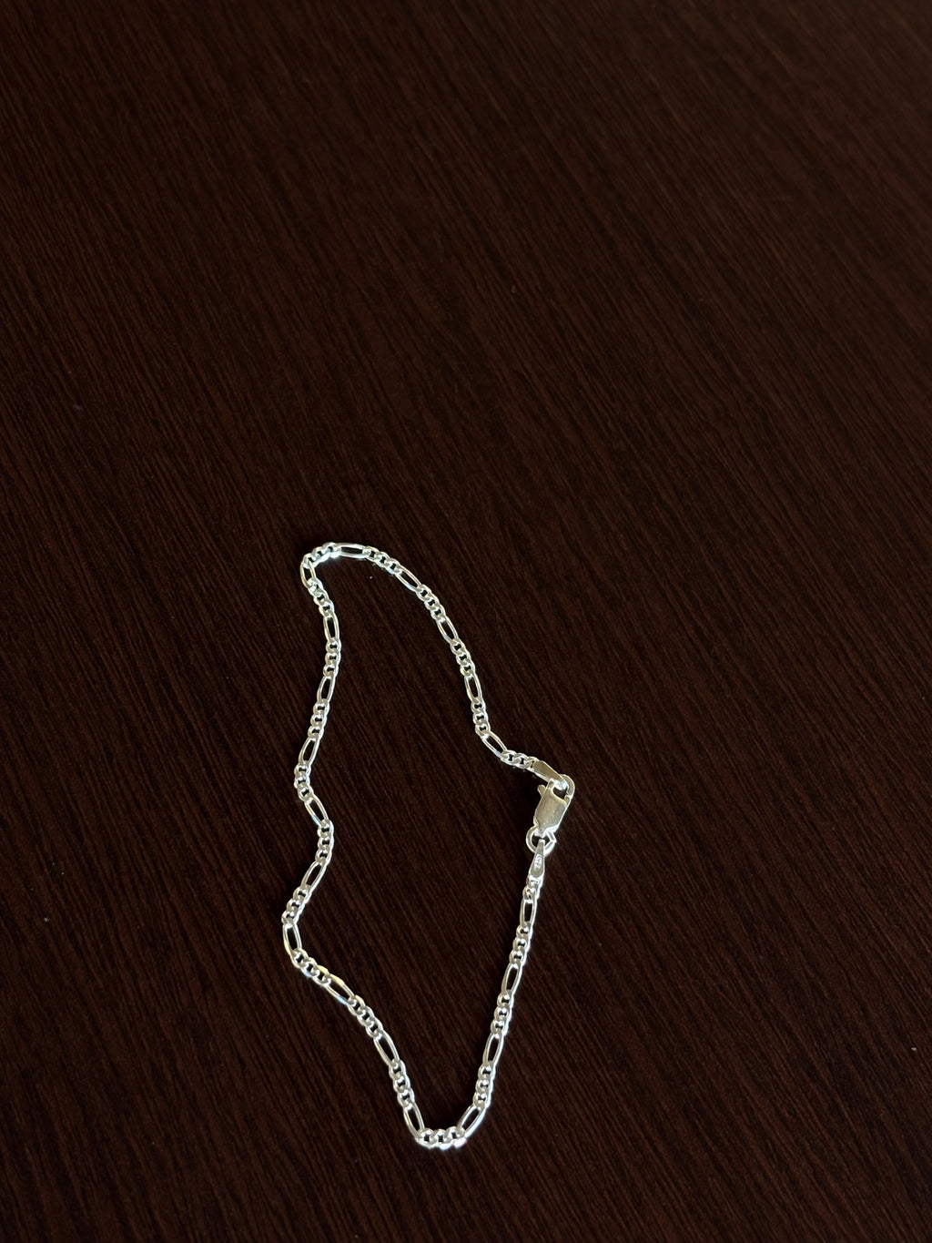 Pulseira Elo Fígaro 2mm em Prata 925