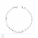 Pulseira Piastrine 3mm em Prata 925