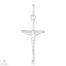 Pingente Crucifixo Jesus em Prata 925