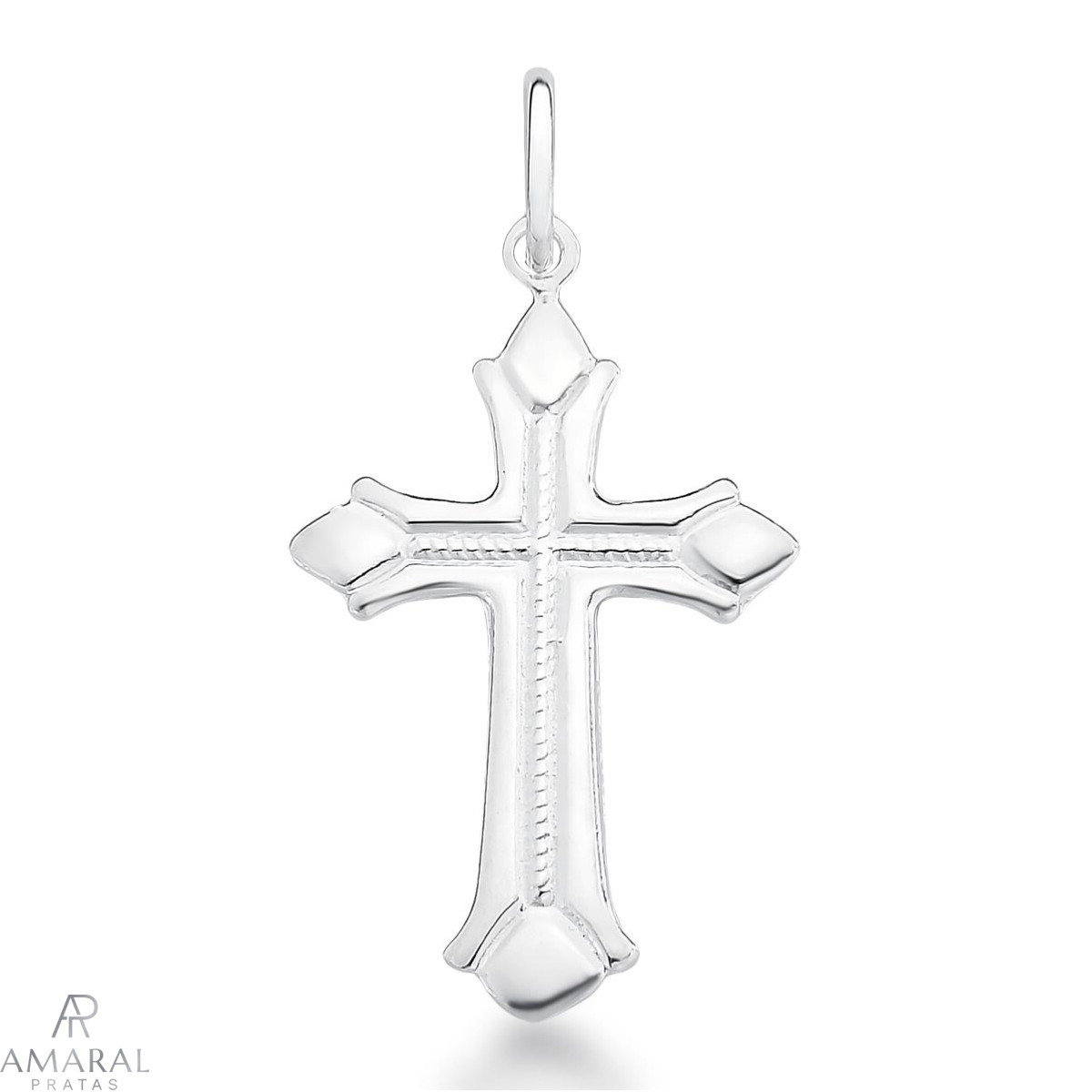 Pingente Cruz em Prata 925