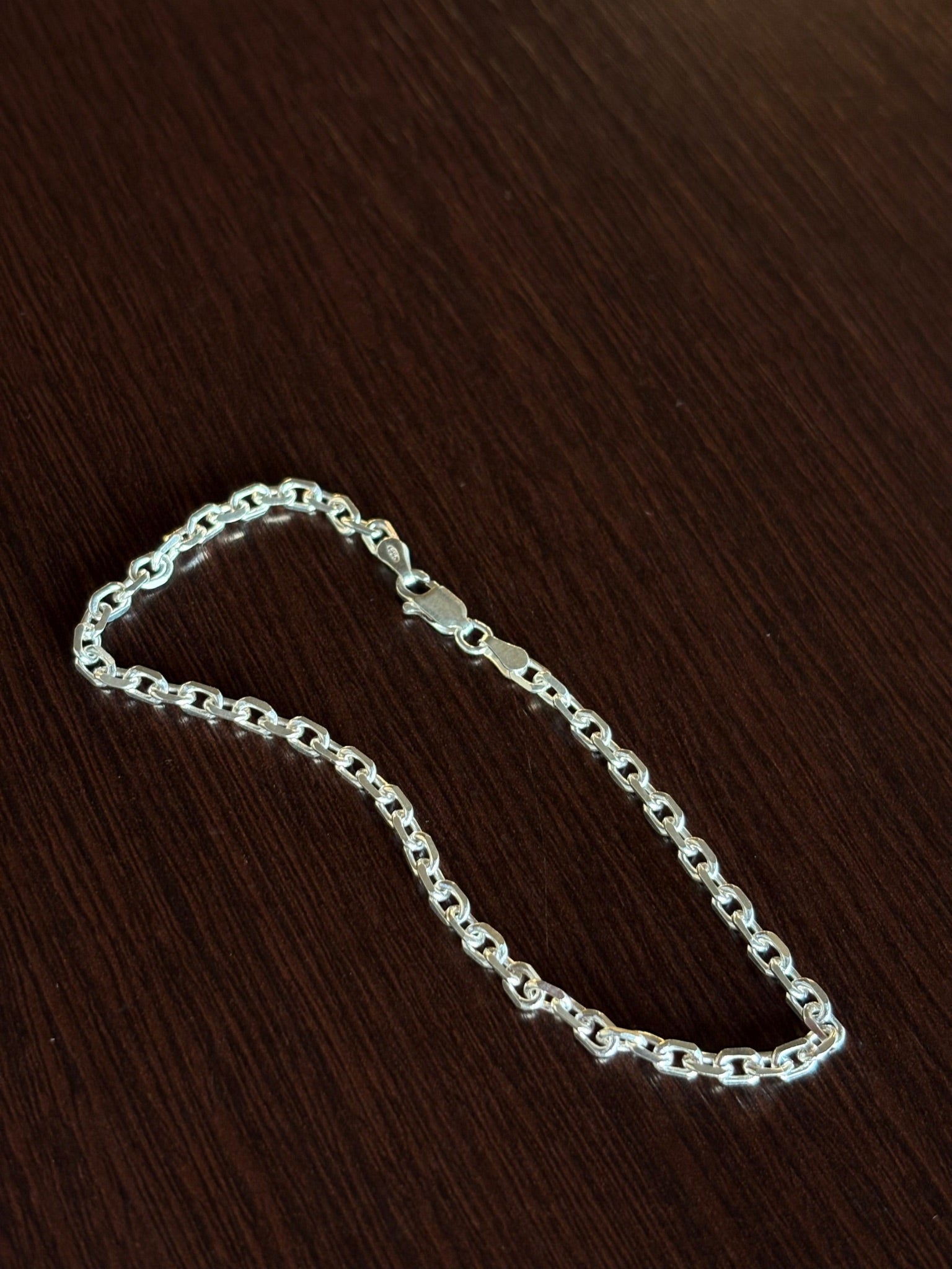 Pulseira Cadeado 3mm em Prata 925