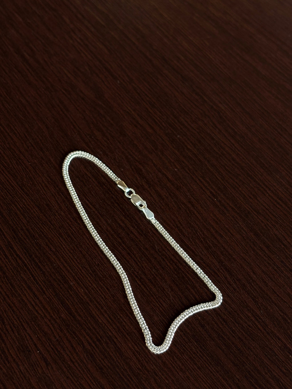 Pulseira Grumet Duplo 2mm em Prata 925