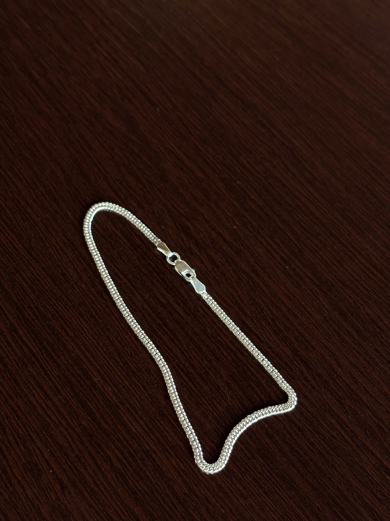 Pulseira Grumet Duplo 2mm em Prata 925