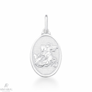 Pingente  de São Jorge P em Prata 925