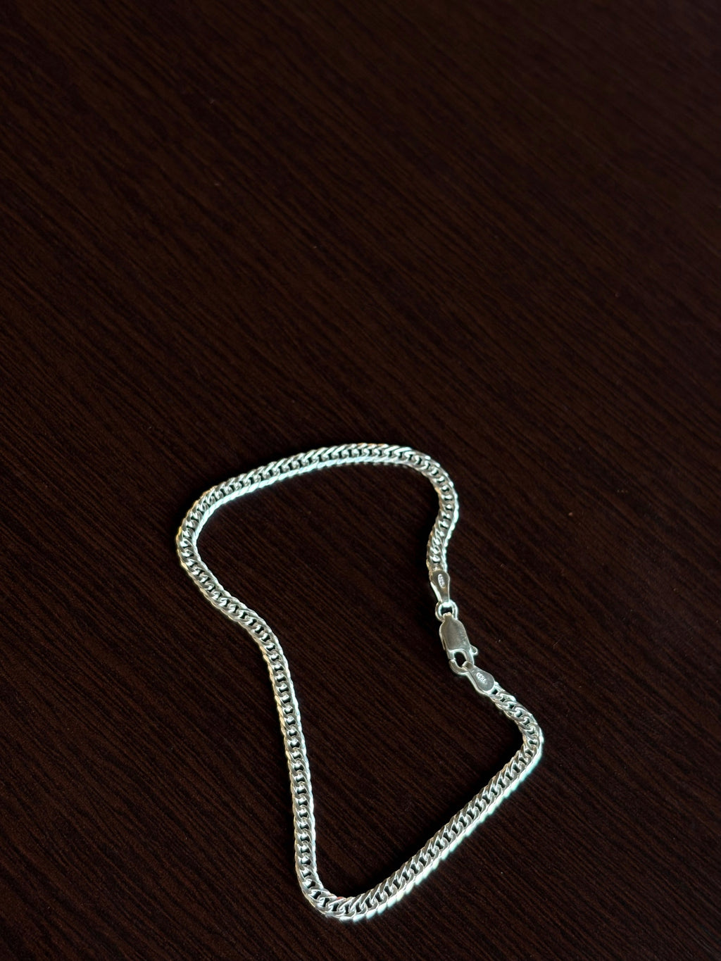 Pulseira Grumet Duplo 3mm em Prata 925