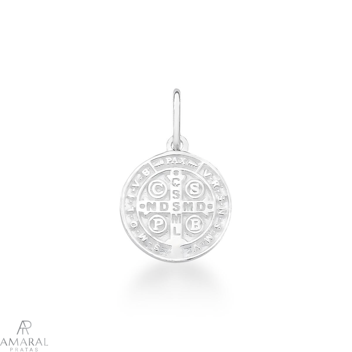 Medalha de São Bento em Prata 925
