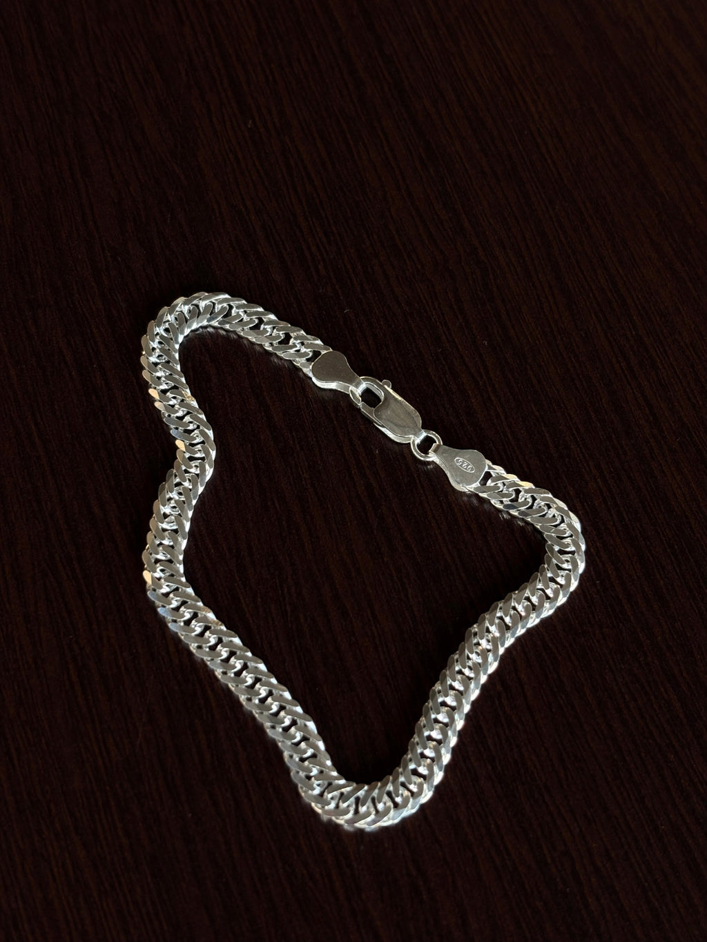 Pulseira Grumet Duplo 6mm em Prata 925