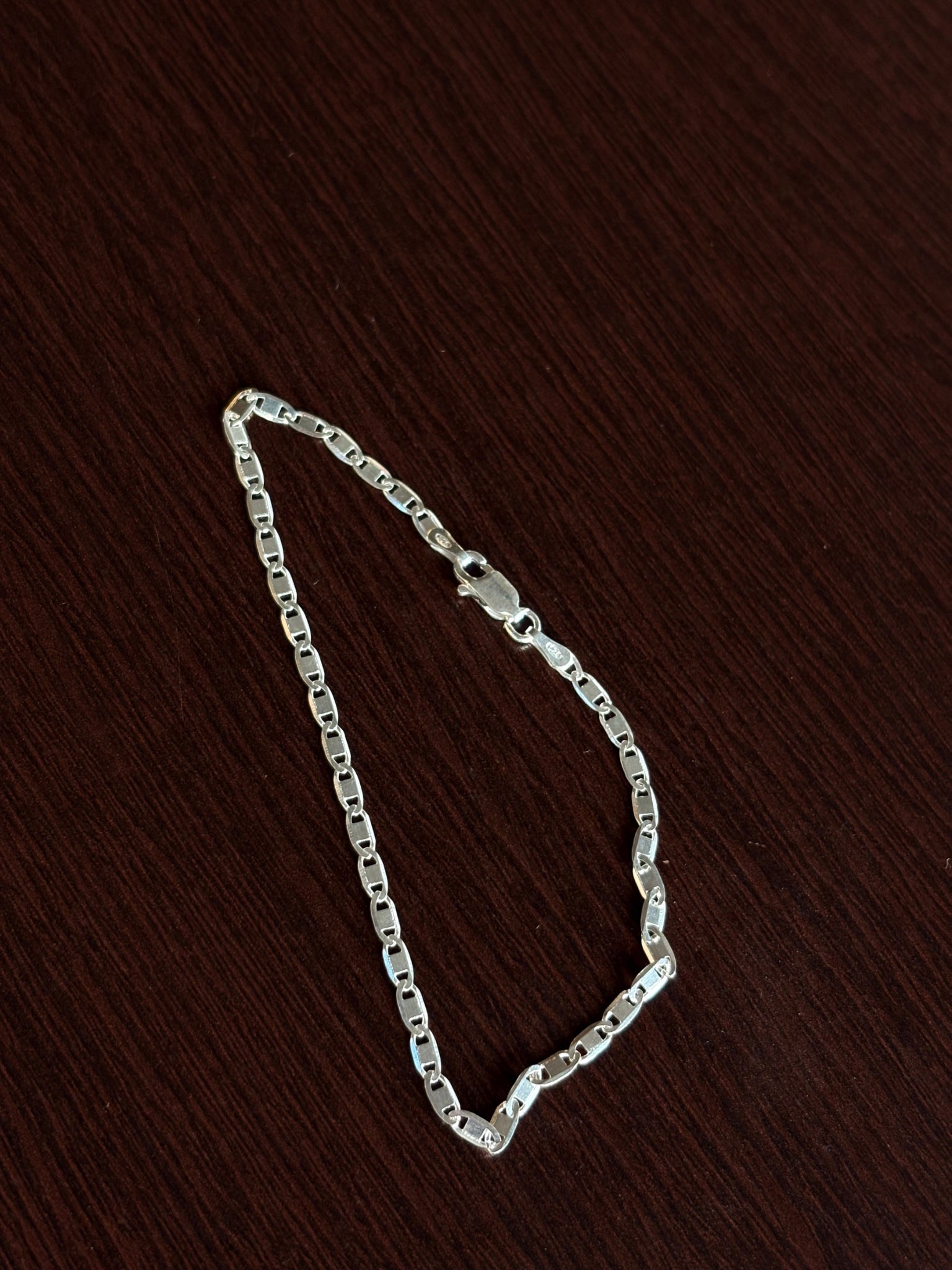 Pulseira Piastrine 3mm em Prata 925