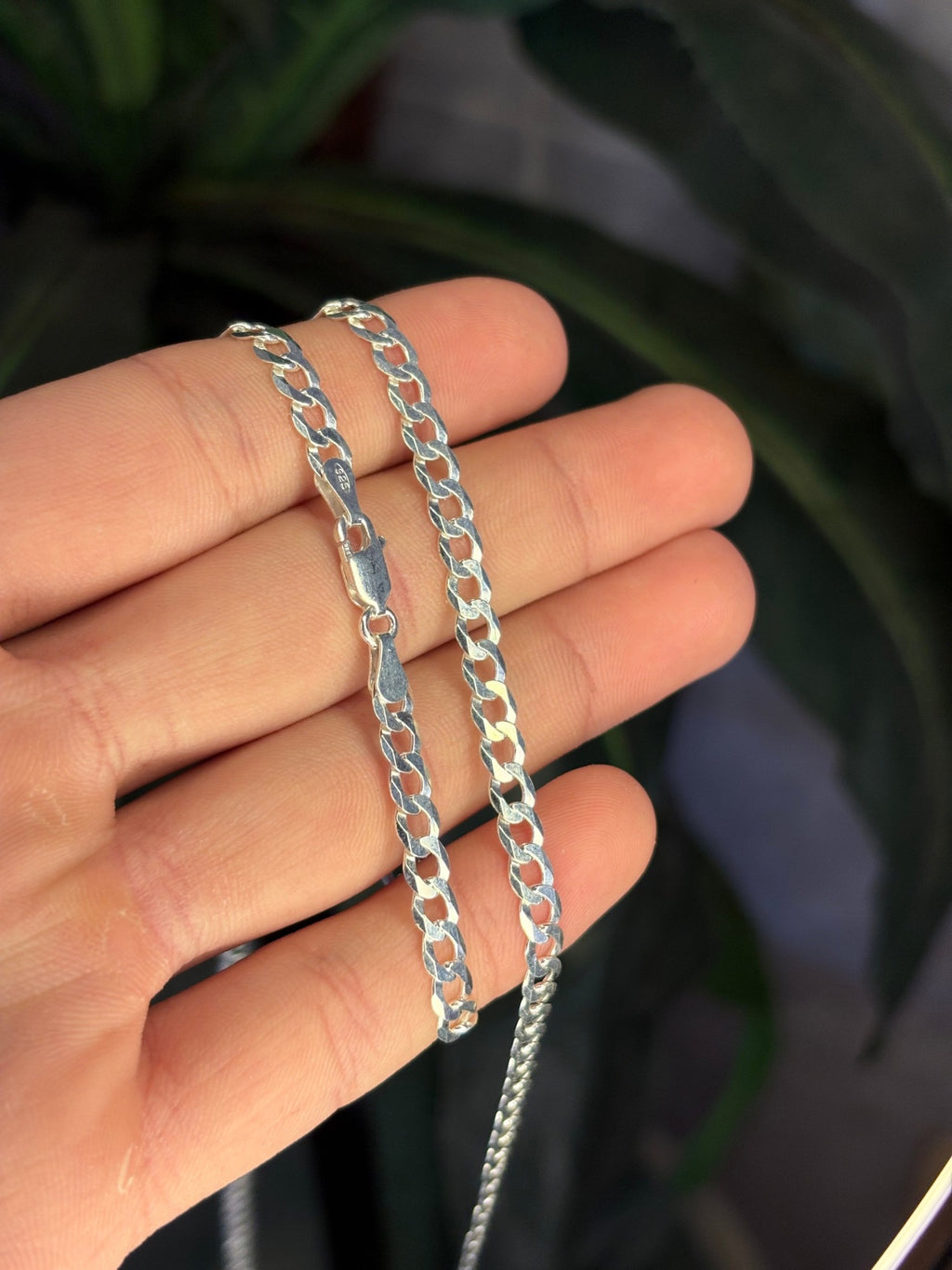 Corrente Grumet 4.5mm em Prata 925