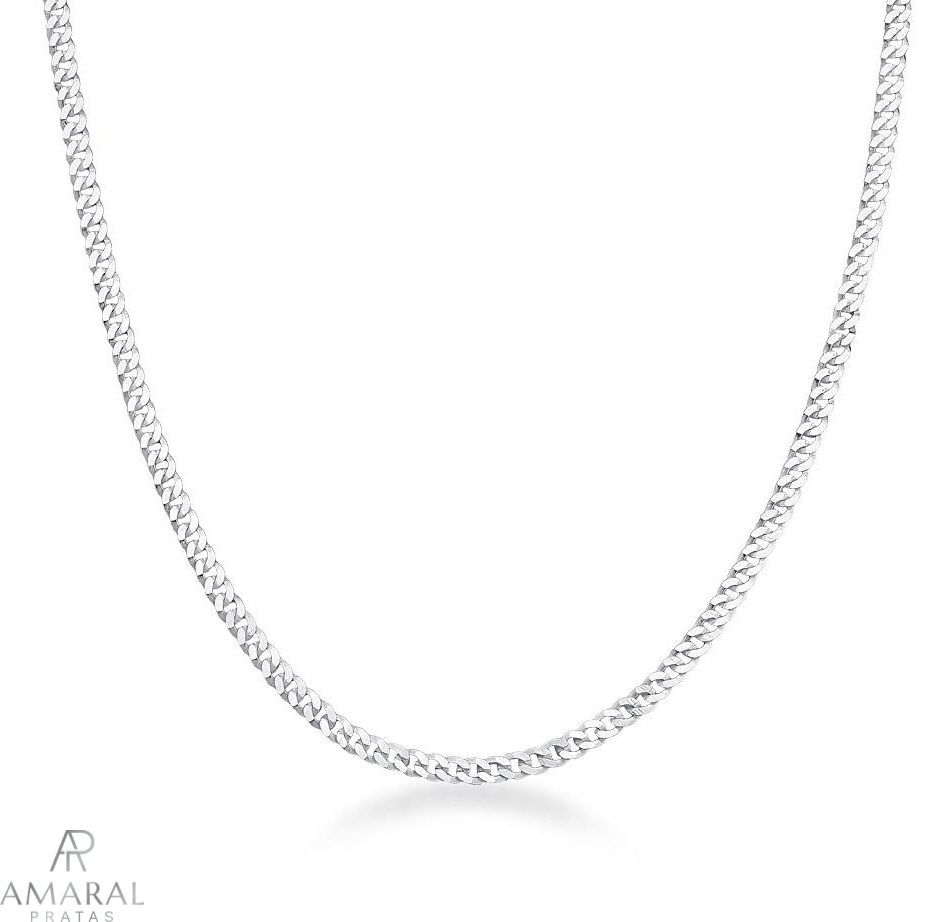 Corrente Grumet 2mm em Prata 925