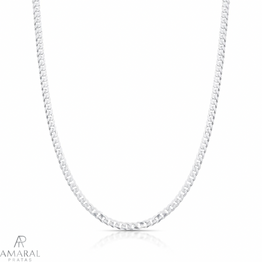 Corrente Grumet 3mm em Prata 925