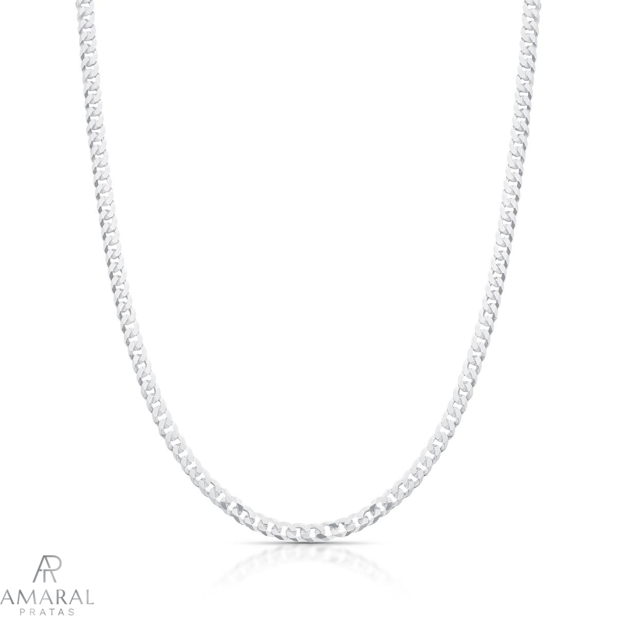 Corrente Grumet 3mm em Prata 925