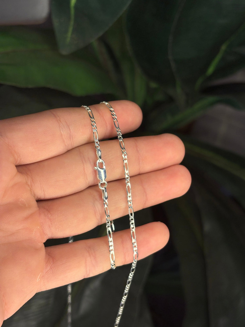 Corrente Fígaro 2mm em Prata 925