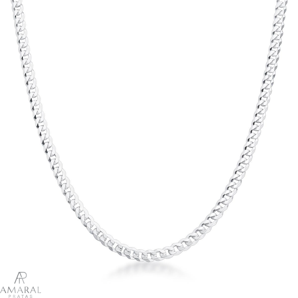 Corrente Grumet 4.5mm em Prata 925